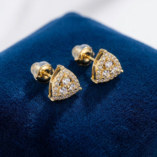 Bold Statement Hoop Earrings | 18K Gold Plated | Anti-Tarnish Demi-Fine Sweat-Proof - Anusi