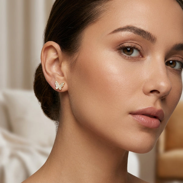 Chic Everyday Hoop Earrings | 18K Gold Plated | Anti-Tarnish Demi-Fine Sweat-Proof - Anusi