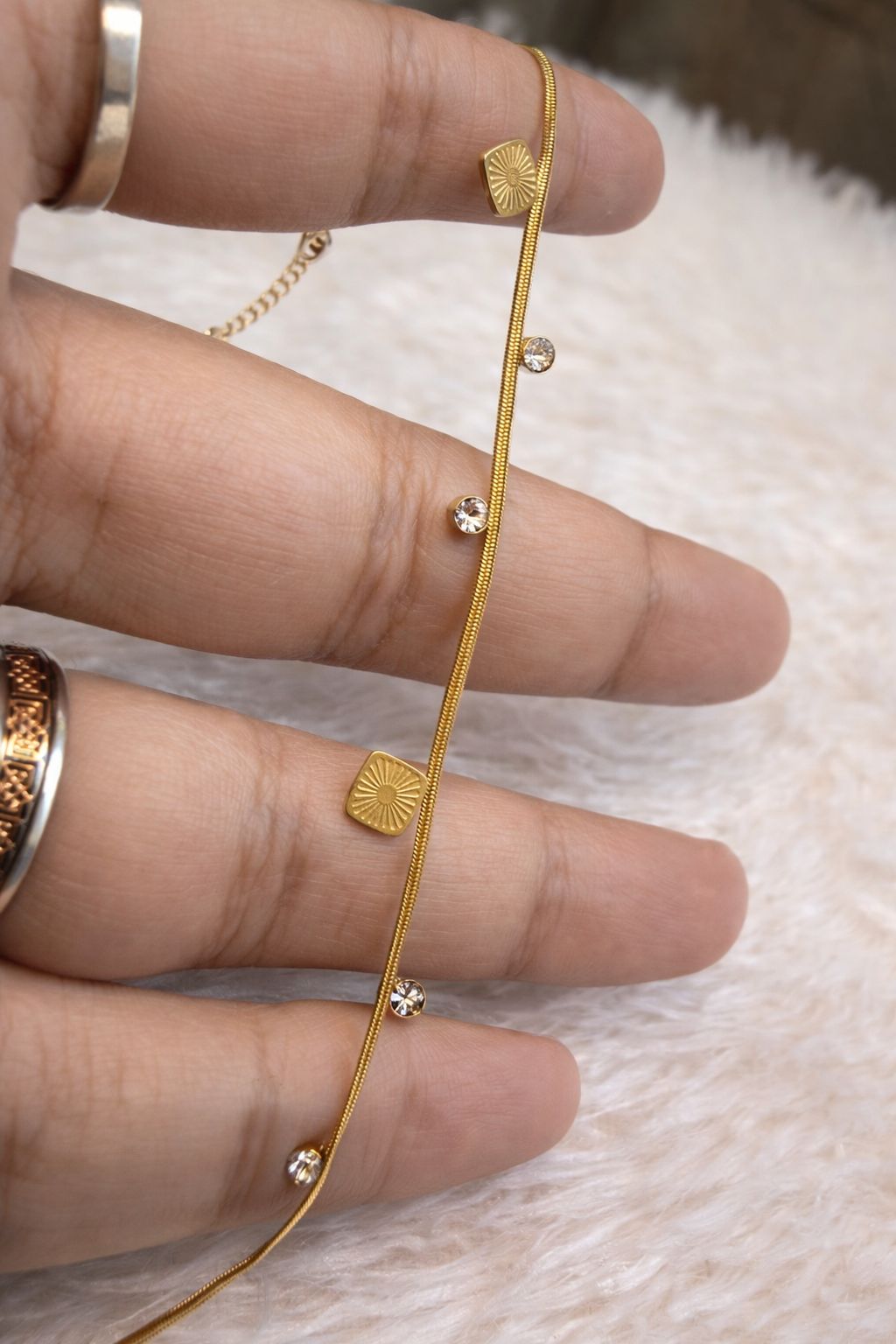 18K Gold Plated Pendant with Chain
