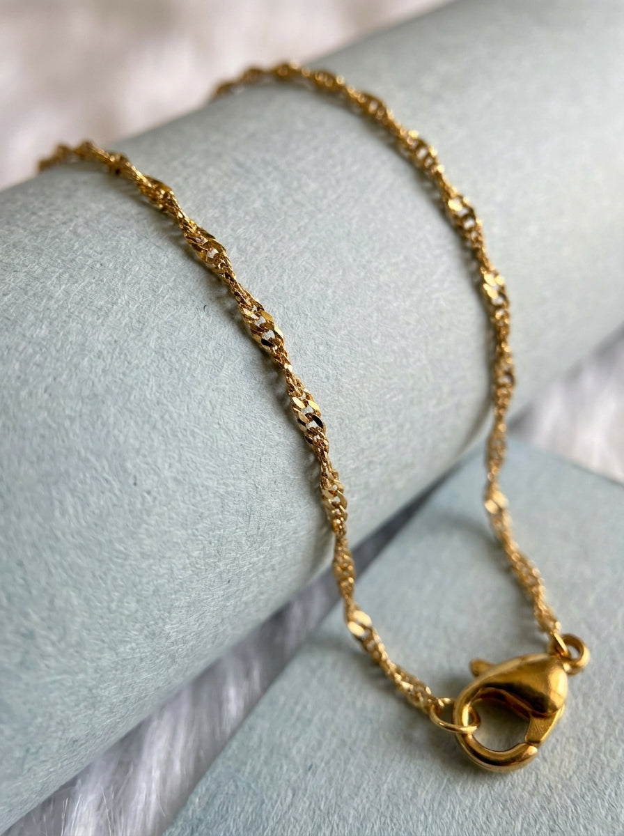 Premium Daily Wear Chain | 18K Gold Plated | Sensitive Skin Friendly