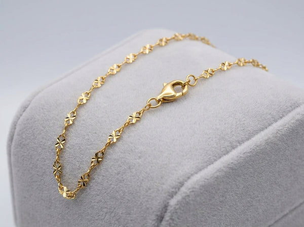 Premium 18K Gold Plated Chain | Skin-Safe & Sweat-Proof - Anusi