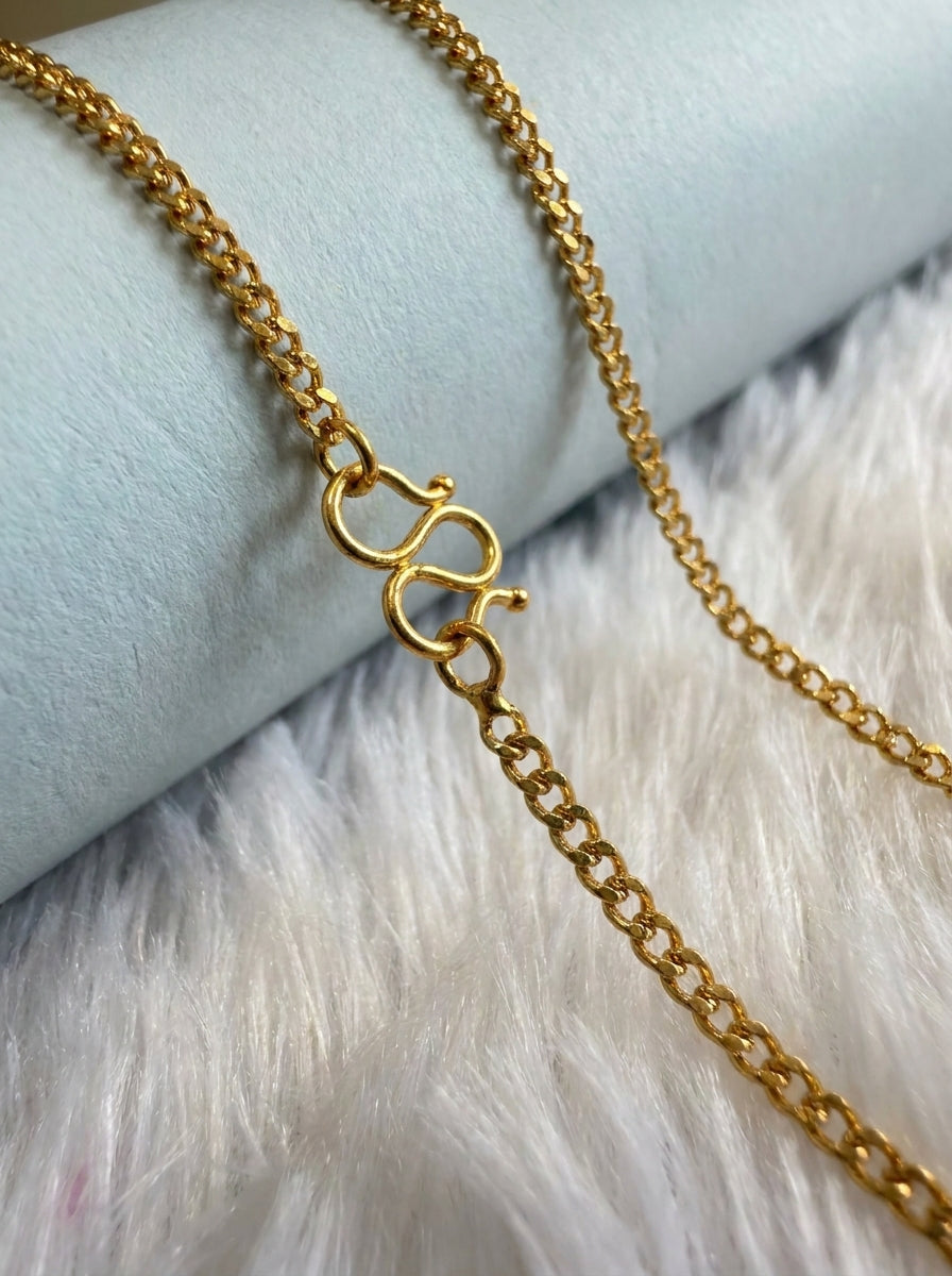 18K Gold Plated Signature Chain | Anti-Tarnish | Men & Women