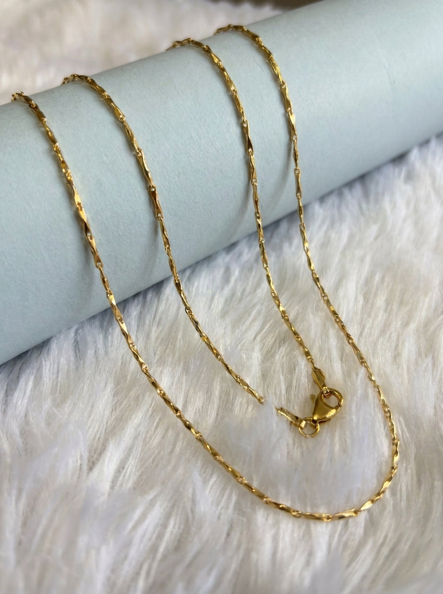 Luxury Stainless Steel Chain | 18K Gold Plated | Tarnish-Free