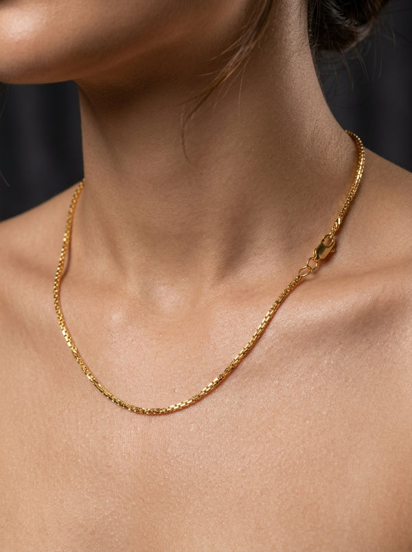 18K Gold Plated Cuban Link Chain | Unisex Heavy Duty | Anti-Tarnish - Anusi