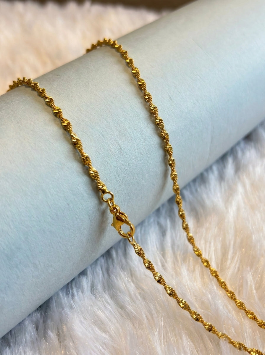 Luxury Gold Plated Link Chain | Premium Stainless Steel | Unisex