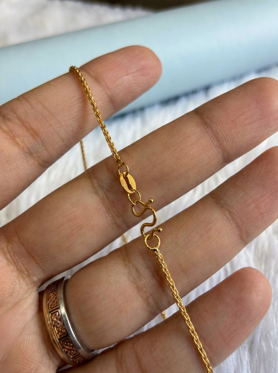 Luxury Unisex Gold Chain | Skin-Safe 18K Plated Stainless Steel