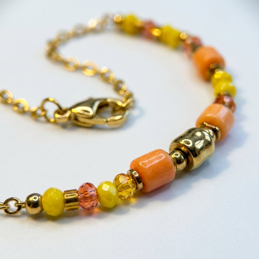 Premium Anklet Daily Use| 18K Gold Plated | Sensitive Skin Friendly