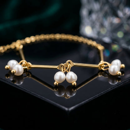 18K Gold Plated Elegant Figaro Anklet | Skin-Safe Finish