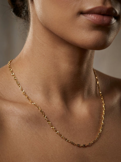 Premium 18K Gold Plated Chain | Skin-Safe & Sweat-Proof