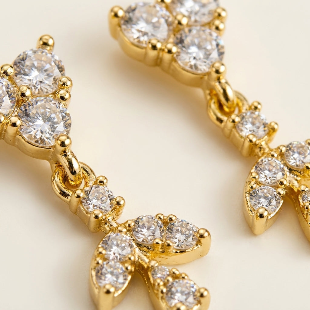 Modern Shape Earrings | 18K Gold Plated | Anti-Tarnish Demi-Fine Sweat-Proof