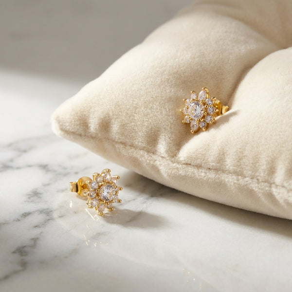 Style Stud Earrings | 18K Gold Plated | Anti-Tarnish Demi-Fine Sweat-Proof
