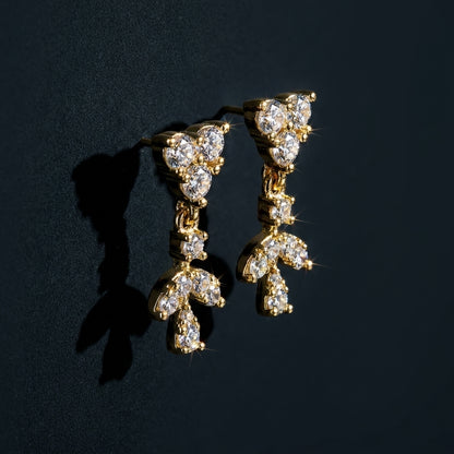 Modern Shape Earrings | 18K Gold Plated | Anti-Tarnish Demi-Fine Sweat-Proof