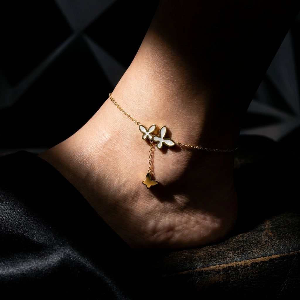 Premium 18K Gold Plated Anklet | Skin-Safe & Anti-Tarnish