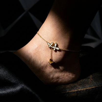Premium 18K Gold Plated Anklet | Skin-Safe & Anti-Tarnish