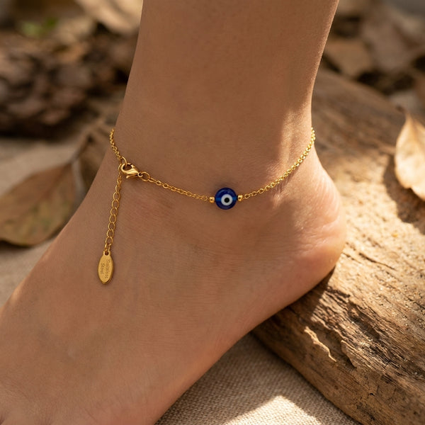 Premium Daily Wear Anklet | 18K Gold Plated | Sweat-Proof - Anusi