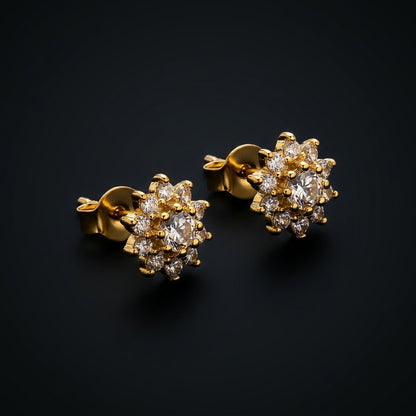 Style Stud Earrings | 18K Gold Plated | Anti-Tarnish Demi-Fine Sweat-Proof