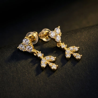 Modern Shape Earrings | 18K Gold Plated | Anti-Tarnish Demi-Fine Sweat-Proof