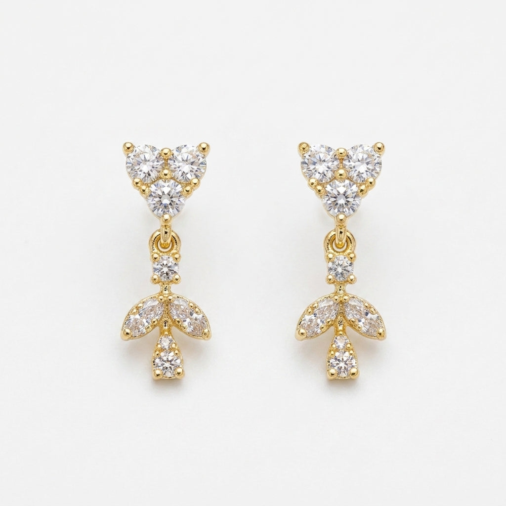 Modern Shape Earrings | 18K Gold Plated | Anti-Tarnish Demi-Fine Sweat-Proof
