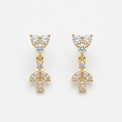 Modern Shape Earrings | 18K Gold Plated | Anti-Tarnish Demi-Fine Sweat-Proof