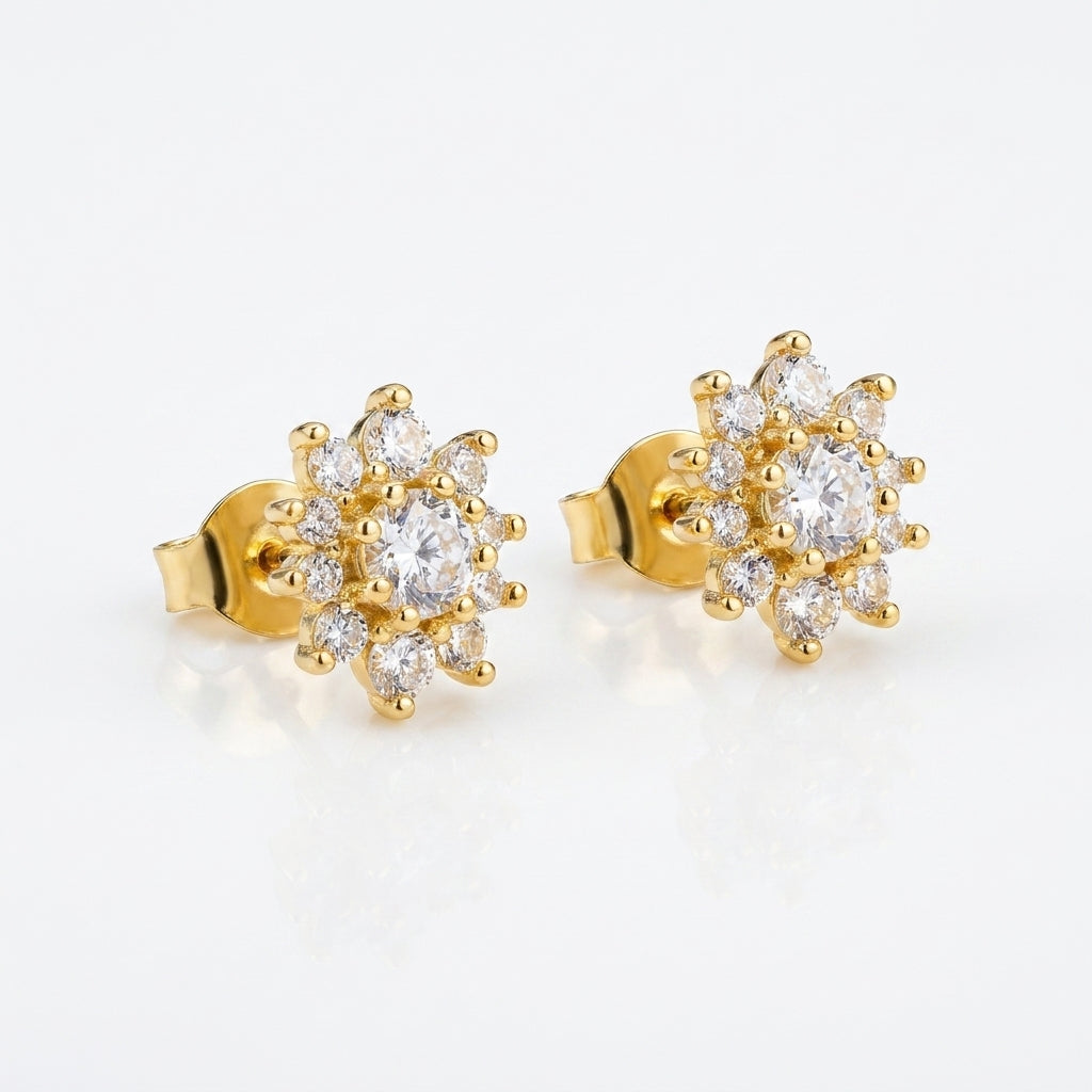 Style Stud Earrings | 18K Gold Plated | Anti-Tarnish Demi-Fine Sweat-Proof