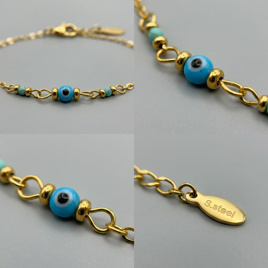 Luxury 18K Gold Plated Everyday Anklet | Waterproof Design