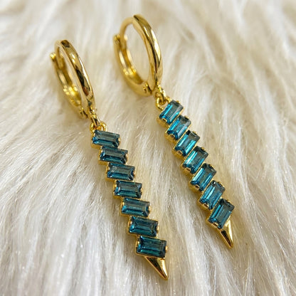 Sleek Geometric Earrings | 18K Gold Plated | Anti-Tarnish Demi-Fine Sweat-Proof