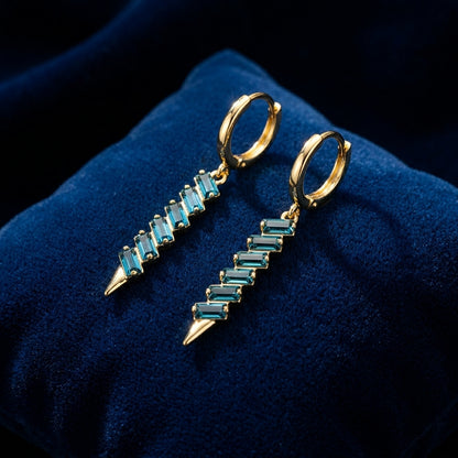 Sleek Geometric Earrings | 18K Gold Plated | Anti-Tarnish Demi-Fine Sweat-Proof