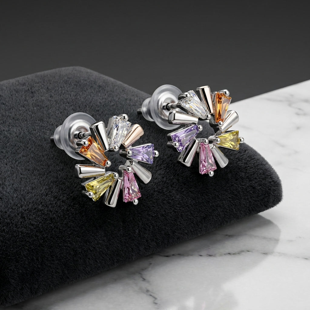 Dainty Earrings Studs | 18K Gold Plated | Anti-Tarnish Demi-Fine Sweat-Proof