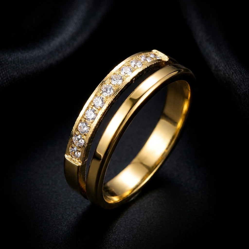 Minimalist Ring | 18K Gold Plated | Anti-Tarnish Demi-Fine Sweat-Proof