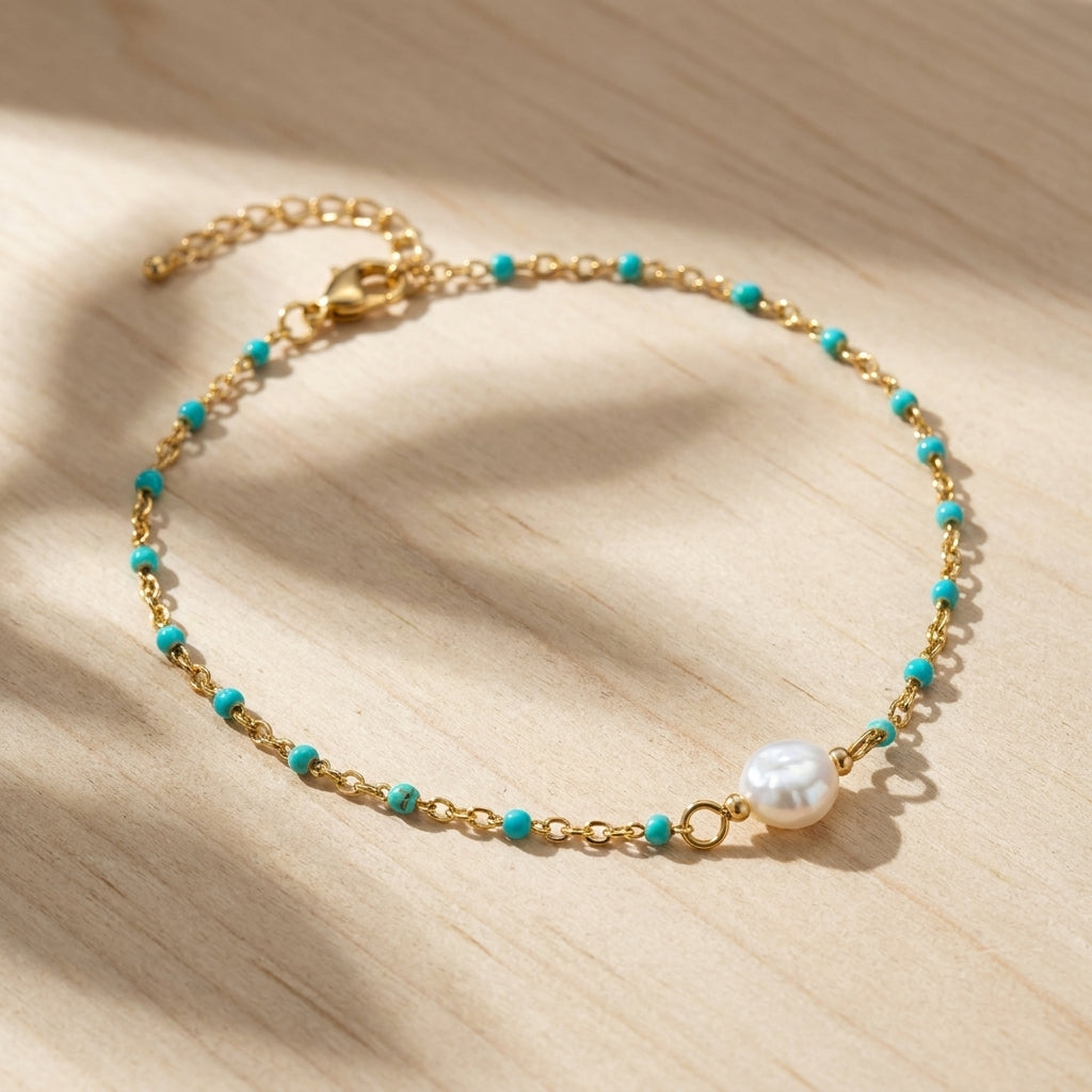 Luxury Gold Plated Layered Anklet | Premium Stainless Steel