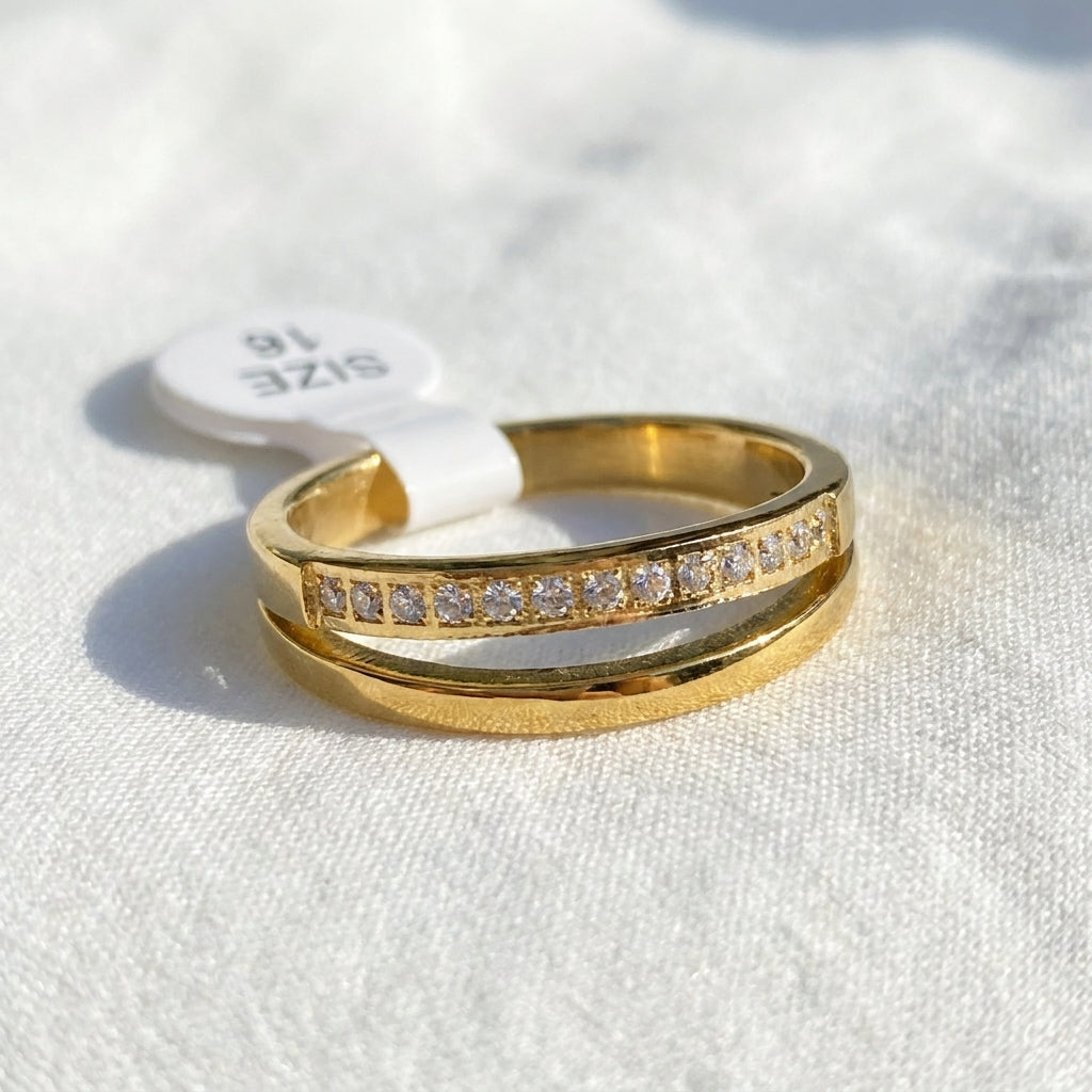 Minimalist Ring | 18K Gold Plated | Anti-Tarnish Demi-Fine Sweat-Proof