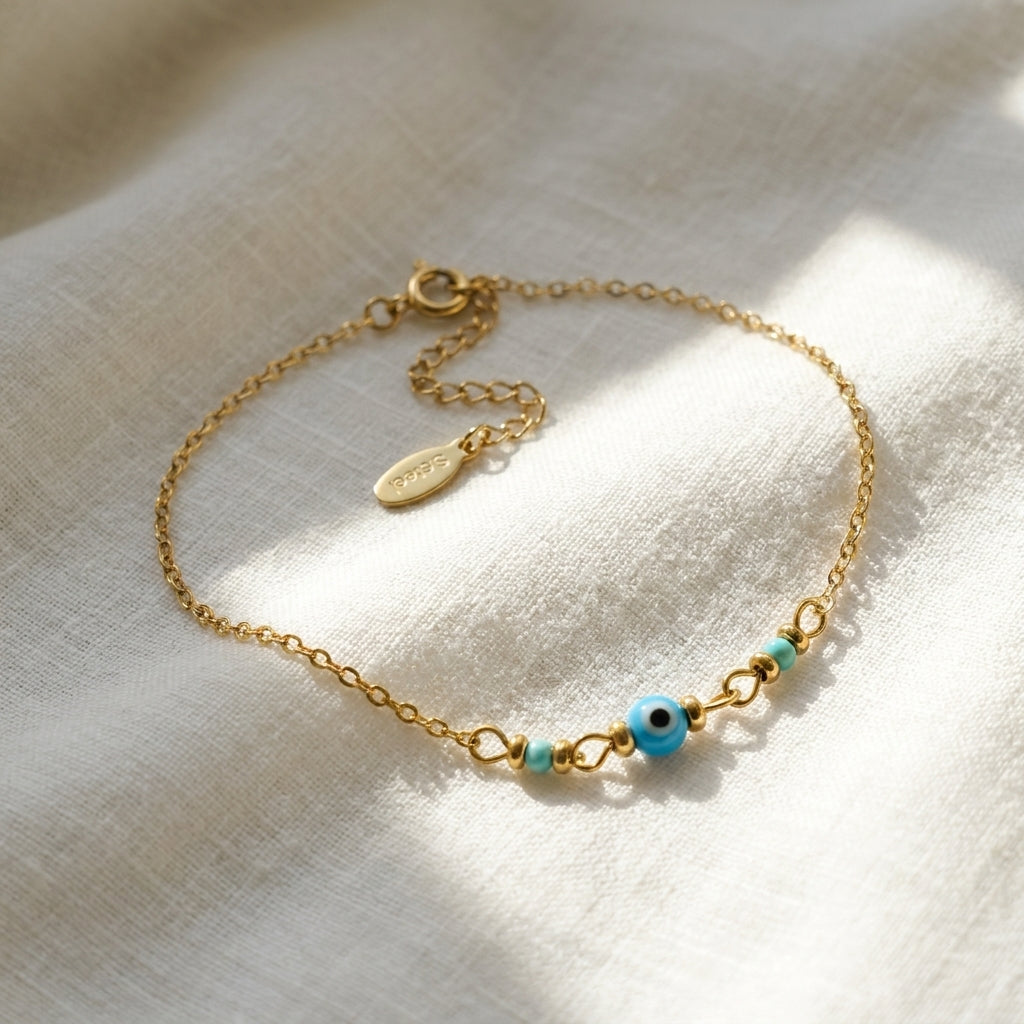 Luxury 18K Gold Plated Everyday Anklet | Waterproof Design