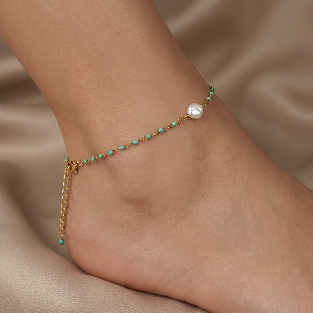 Luxury Gold Plated Layered Anklet | Premium Stainless Steel