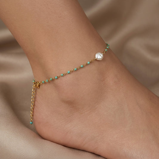 Luxury Gold Plated Layered Anklet | Premium Stainless Steel