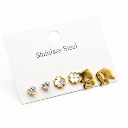 Small Daily Hoop 3 Earrings Sets| 18K Gold Plated | Anti-Tarnish Demi-Fine Sweat-Proof