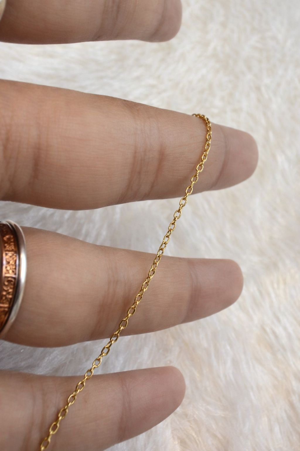 18K Gold Plated Pendant with Chain