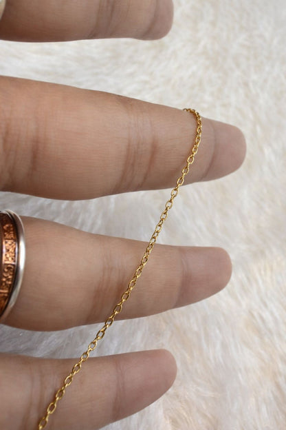 18K Gold Plated Pendant with Chain