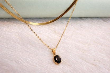 18K Gold Plated Two Layer Necklace