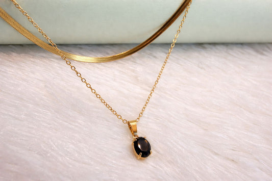 18K Gold Plated Two Layer Necklace