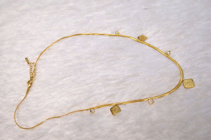 18K Gold Plated Pendant with Chain