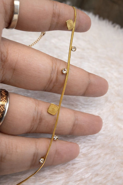 18K Gold Plated Pendant with Chain