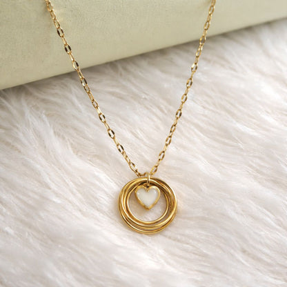 18K Gold Plated Pendant with Chain