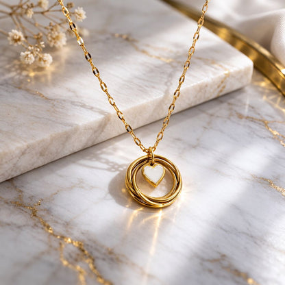 18K Gold Plated Pendant with Chain