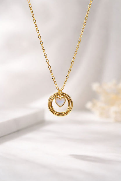 18K Gold Plated Pendant with Chain