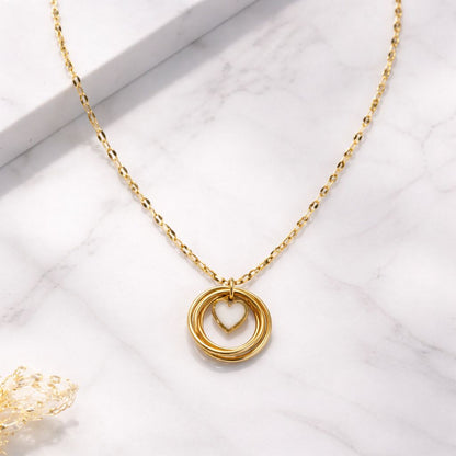 18K Gold Plated Pendant with Chain