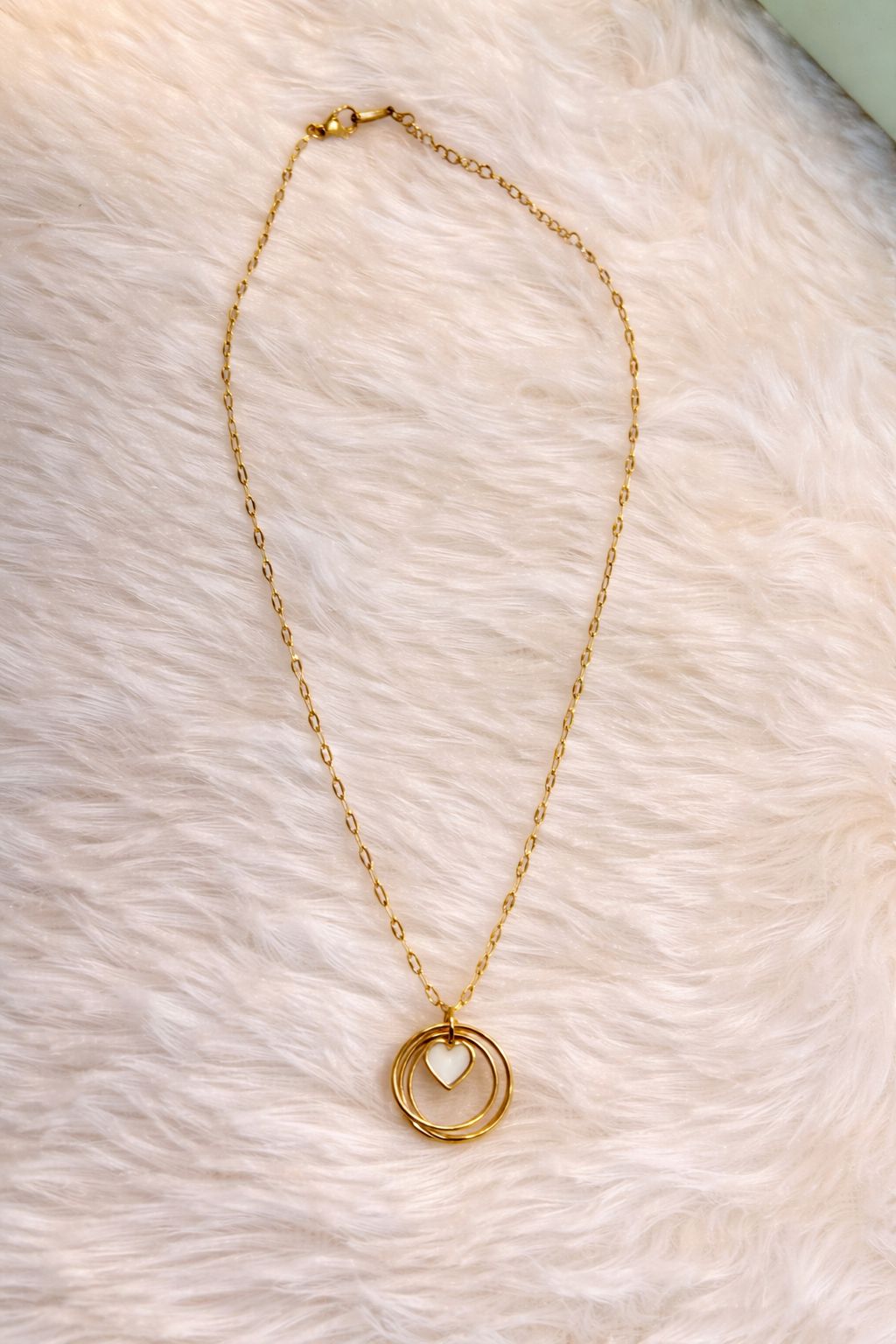 18K Gold Plated Pendant with Chain