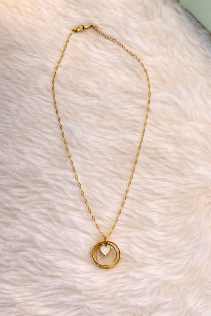 18K Gold Plated Pendant with Chain
