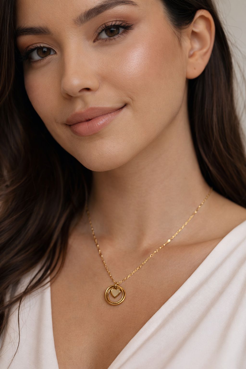 18K Gold Plated Pendant with Chain