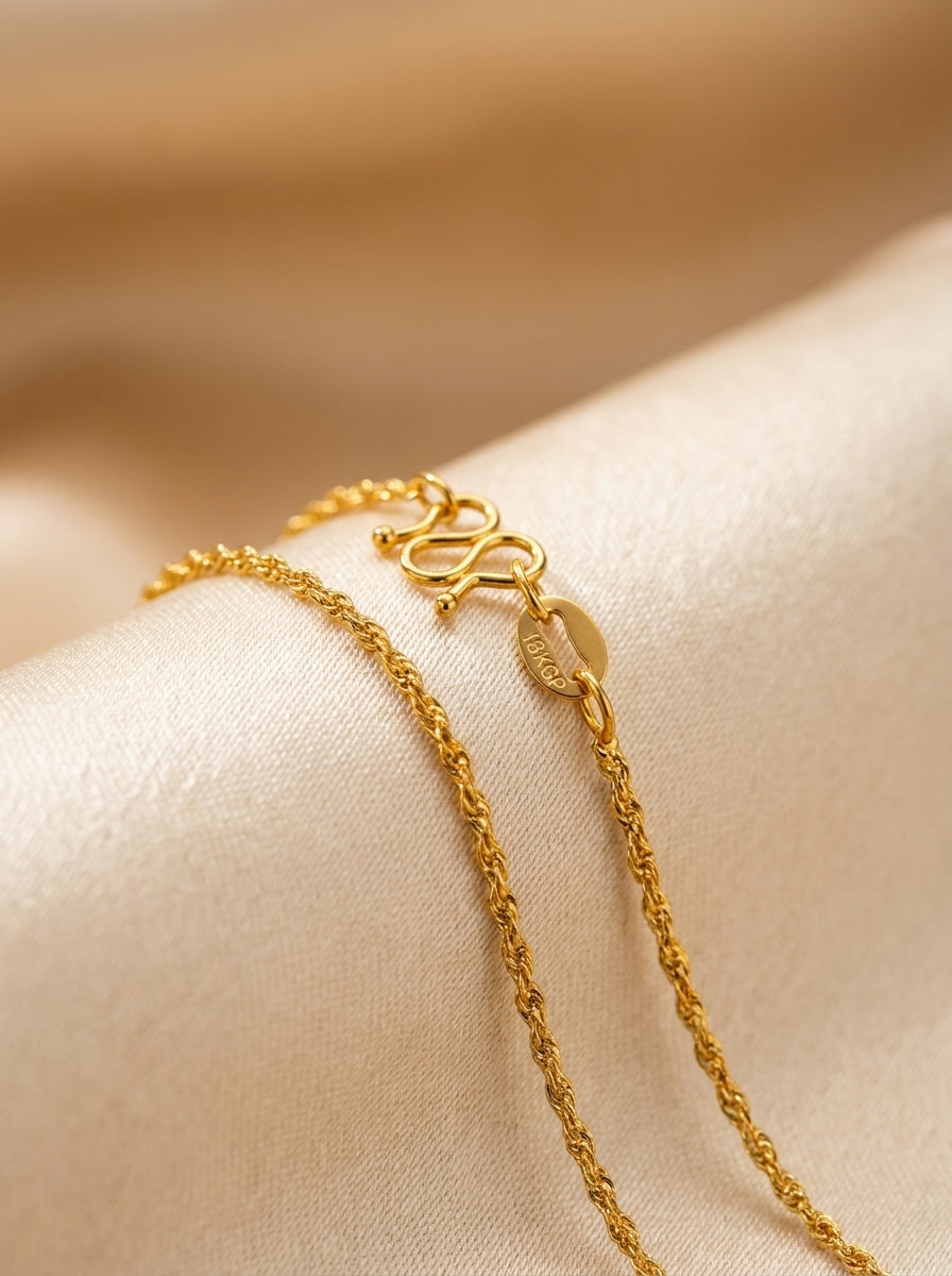 18K Gold Plated Fashion Chain | Unisex | Anti-Tarnish Quality