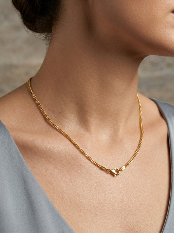Luxury Everyday Statement Chain | Unisex | 18K Gold Plated - Anusi